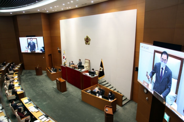 성남시의회, 제259회 제2차 정례회 제2차 본회의가 개회됐다.